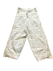 Daily Practice Anthropologie Pants Womens Small (29x28) Ivory Baggy Drawstring - Picture 1 of 13