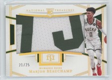2022-23 National Treasures Basketball RC Prime Jumbo Patch MarJon Beauchamp /25