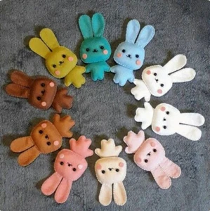 Mini series action toys Kawali for your children felt & hand made 4pcs set - Picture 1 of 5