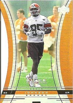 Kevin Johnson 1999 Upper Deck Black Diamond #125 Diamond Cut Cleveland Browns - Image 1 of 2