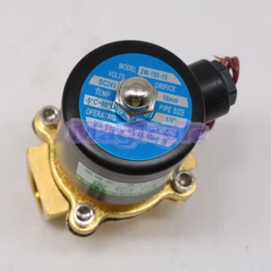 1PCS NEW 2W-160-15 DC 24V 16mm Pore 1/2" Two Way Solenoid Valve /*/ - Picture 1 of 6