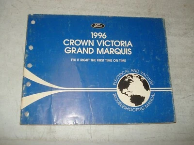 Ford Crown Victoria Mercury Grand Marquis 1996 cableado y manual de servicio de aspiradora Foto 1 de 2