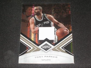 TONY PARKER LEGEND CERTIFIED AUTHENTIC GAME USED NBA JERSEY CARD #/199 RARE - Picture 1 of 2
