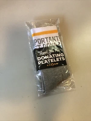 VIP Donating Platelets Socks. New In Package - Image 1 of 4