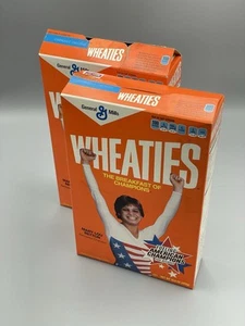 (2) Pair of 2013 Mary Lou Retton Wheaties Ambassador Fitness 15.6 oz Boxes - Bild 1 von 2