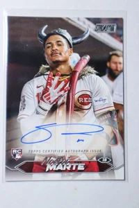 2024 Topps Stadium Club - Autografi Noelvi Marte #SCBA-NM (AU, RC) - Foto 1 di 2