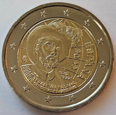 Spain 2 euro coin 2022 "First circumnavigation of the Earth" UNC - Image 1 of 2