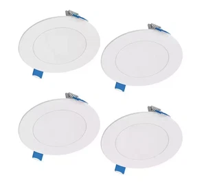 Pack of 4 HALO HLBSL4069FS35 LED Direct Mount CCT Canless Retrofit Light Kit - Picture 1 of 12