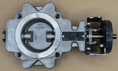 GHIBSON BLHD DN80 CF8M 3” STAINLESS STEEL BUTTERFLY VALVE - Image 1 of 4