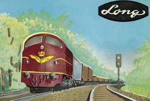 LONG MODEL RAILWAYS 1958 CATALOGUE - VINTAGE DANISH HO! - Picture 1 of 4
