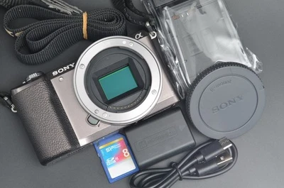 Sony Alpha A5100 24.3MP 2,098 Shots Digital Camera Body Brown #F56 - Image 1 of 4