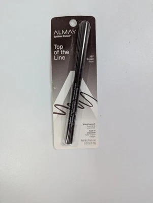 Lápiz delineador de ojos Almay Top Of The Line 207 marrón nuevo sellado de fábrica Foto 1 de 4