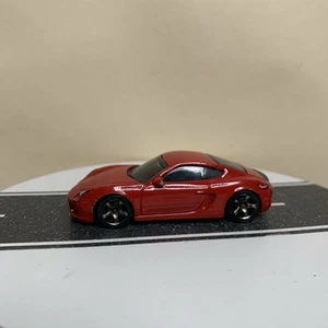 2025 Matchbox Germany Series Porsche Cayman Red w/Gray 5 Spoke 1:64 NM - Picture 1 of 12