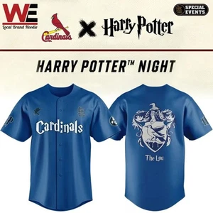St. Louis Car.dinals Ra.ven.claw Baseball Jersey - Picture 1 of 4