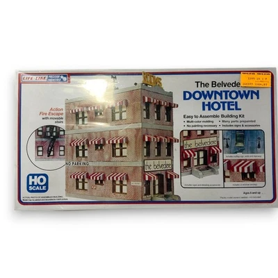 The Belvedere Downtown Hotel HO Scale Gebäude Bausatz - Bild 1 von 4