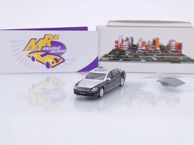 Micro City / Herpa 87MC000026 # Mercedes Maybach 62S Bj 2002 schwarz-silber 1:87 - Bild 1 von 4