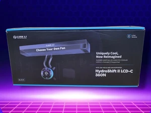 LIAN LI HydroShift II LCD-C 360N (GHS2LCD36B) Black Liquid Cooler Factory New! - Picture 1 of 16
