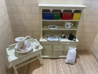 Dolls House Emporium Cream Dresser Accessories Mixed Lot 1:12th - Image 1 of 4