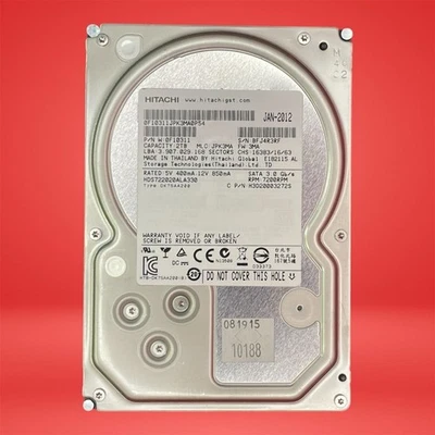 Hitachi Ultrastar HDS722020ALA330 2TB 7200RPM 3.5" SATA HDD Enterprise - Image 1 of 4