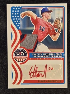 2025 Panini Stars & Stripes Ethan Armbruster 16/17U Team USA Auto Relic 16/25. - Picture 1 of 2