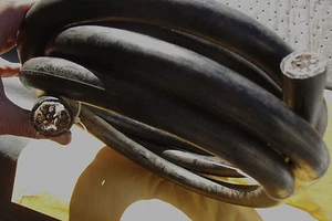 14' 8",12G/12WIRE TRAILER CABLE / OTHER USES HEAVY DUTY,1"+ OD JACKET ,8LB+3OZ - Picture 1 of 5