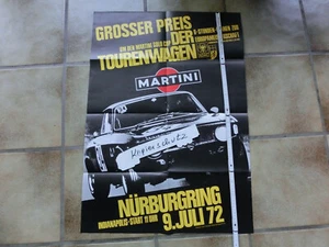 GP der Tourenwagen Nürburgring 1972,Veranstaltungsplakat,rar,Erstbesitzer,D-38 - Bild 1 von 3
