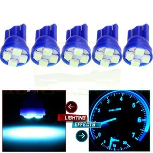 5x T10 168 194 2825 4-3528-SMD Ice Blue LED For Car License Plate Lights Bulbs - Picture 1 of 7
