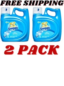 Snuggle Liquid Fabric Softener, Blue Sparkle, 145 ounce 181 Loads 2 pack - Picture 1 of 9