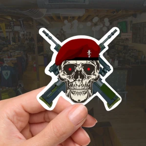 Airborne REME High-Quality Vinyl Sticker - 100mm FREE SHIPPING - Picture 1 of 4