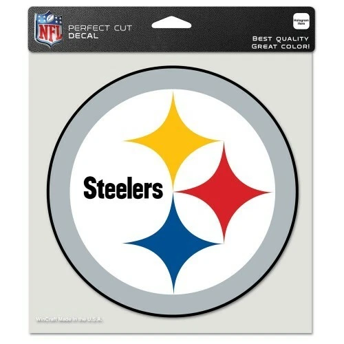 Calcomanía troquelada 8x8 Pittsburgh Steelers NFL fútbol americano vinilo ventana automática equipo película Foto 1 de 1
