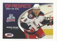 Brodie Dupont 2007-08 AHL Top Prospects #13 