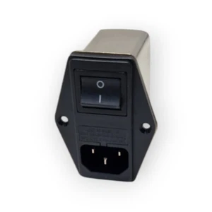 NETWORK FILTER WITH FLT-RTP SWITCH CURRENT SOCKET PLT947 125 / 250V EMI FILTER Y - Picture 1 of 2