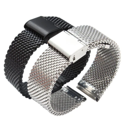 Premium Thicked Milanese Mesh Stainless Steel Watch Band Strap Metal 18 20 22 24 - Image 1 of 4