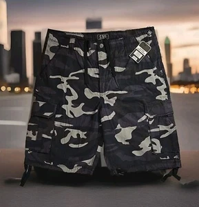 CSG Mens Nite Camo URB Cargo Shorts Size 42 NWT - Picture 1 of 15