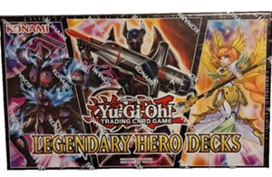 YUGIOH LEGENDARY Juego de Caja de Mazos de Héroe (3 Mazos) SELLADO Nuevo - Imagen 1 de 3