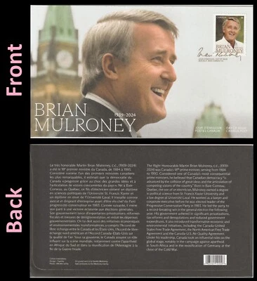 Canadá 3491 Brian Mulroney FDC 2025 Foto 1 de 3