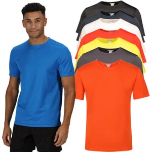 Regatta Mens Breathable T Shirt Cool Dry Running Performance Sports Wicking Gym - Picture 1 of 29