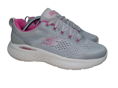 Skechers Go Run Lite Women's Grey Pink Athleisure Running Shoe 129423 Sz 10 M - Image 1 of 4