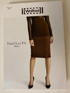 WOLFORD FATAL LAX FIT SKIRT DRESS S NIP 50767 7005 BLACK 8/10 Brand New - Picture 1 of 9