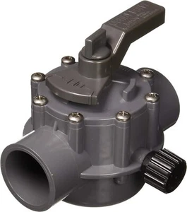 Jandy 1154 Gray 3-Port Positive Seal Valve - 1-1/2 x 2-Inch - Picture 1 of 1
