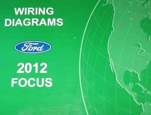 2012 Ford Focus Eléctrico Cableado Diagrama Problemas Manual Ewd OEM - Imagen 1 de 2