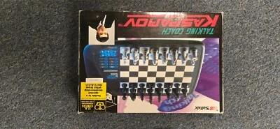 De colección 1996 Saitek Talking Coach Kasparov JEDREZ ELECTRÓNICO ¡Te enseña mientras juegas! Foto 1 de 3
