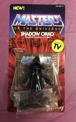 Super 7 5.5" Shadow Orko MOTU vintage Masters of the Universe Animated Style Cover