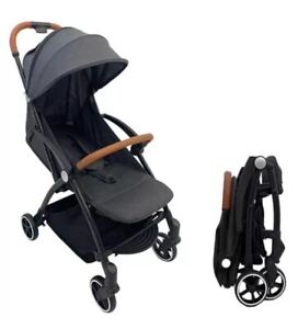  Self Foldable Stroller Toddlers 1 2 3 4 5 Year Old Baby Kids Ultra Dark Grey