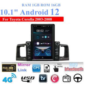 10.1" Android 12 1GB+16GB Car Stereo Radio GPS WIFI For Toyota Corolla 2003-2008 - Bild 1 von 23