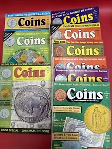 Coins Magazine Lot of 9 Months Vintage Collector Periodical Money History 1970’s - Picture 1 of 11