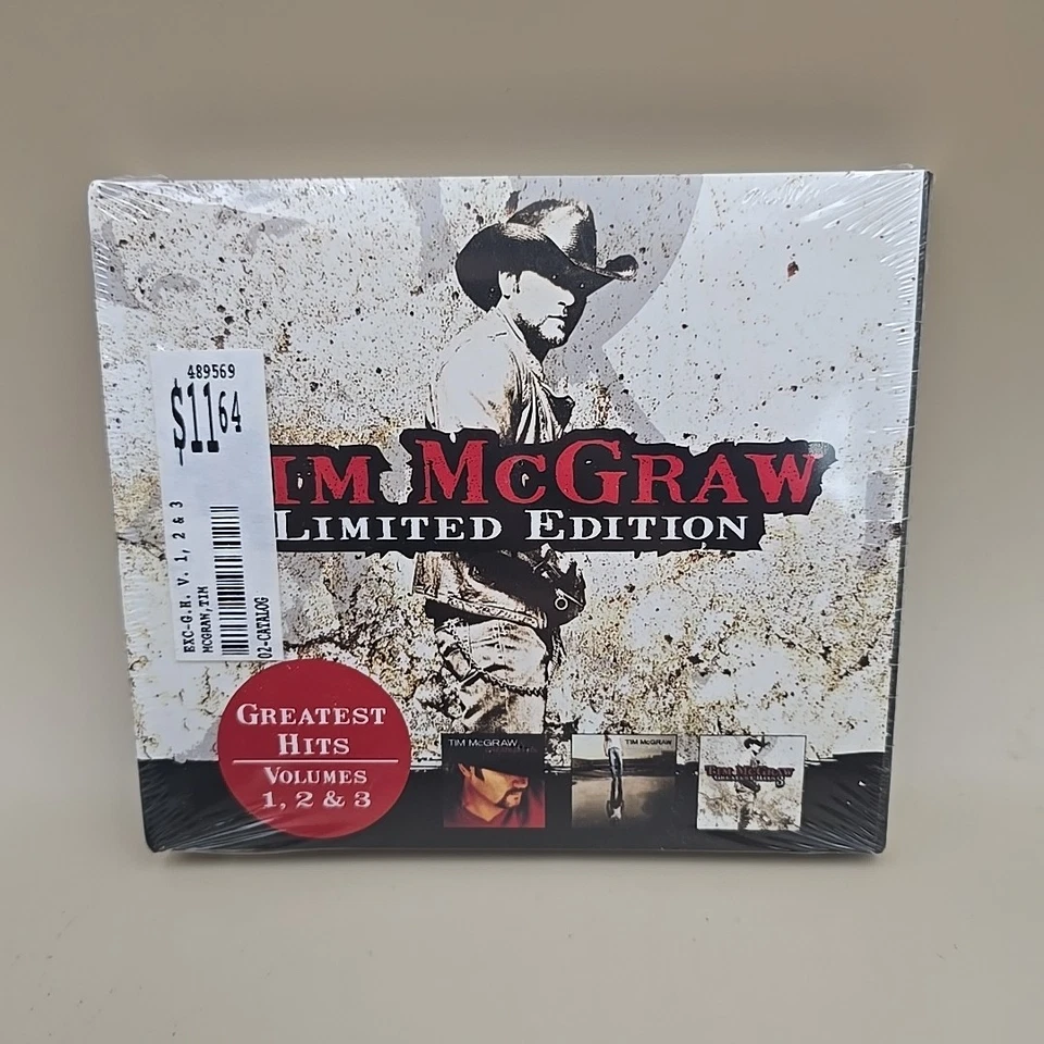 Tim McGraw LIMITED EDITION GREATEST HITS VOL 1, 2 & 3 - SEALED CD SET NEW 2008 - Image 1 of 4