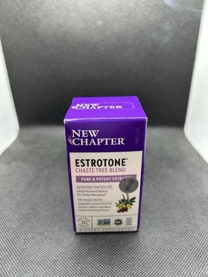 New Chapter Estrotone Chaste Tree Blend  Supplements 30ct Exp 3/2027 - Image 1 of 4