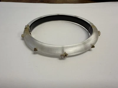 Brazalete Brazalete Alexis Bittar Lucite Cristal Tono Dorado y Acentos Cristal Foto 1 de 4