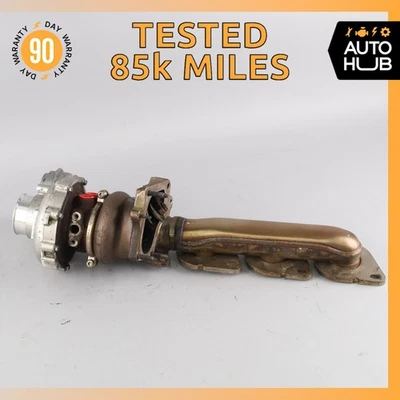 Coletor turbo carregador esquerdo Mercedes W216 CL550 E550 M278 FABRICANTE DE EQUIPAMENTO ORIGINAL 85k - Imagem 1 de 4